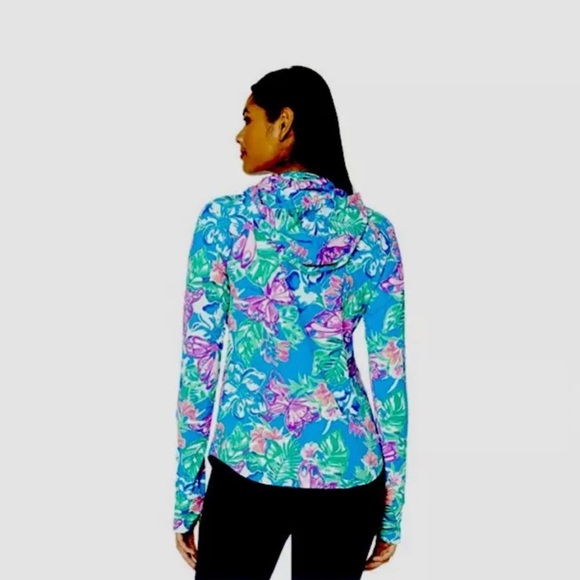 Lilly pulitzer UPF 50+ ChillyLilly Lilblock popover Hooded Face Mask xxs - Picture 10 of 11